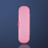 Maxbell Toothbrush Travel Case Protective Cover Compact Portable Holder for Bathroom Pink