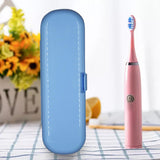 Maxbell Toothbrush Travel Case Protective Cover Compact Portable Holder for Bathroom Blue