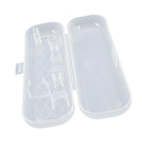 Maxbell Toothbrush Travel Case Protective Cover Compact Portable Holder for Bathroom Transparent