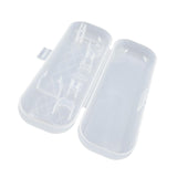 Maxbell Toothbrush Travel Case Protective Cover Compact Portable Holder for Bathroom Transparent