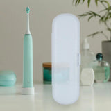 Maxbell Toothbrush Travel Case Protective Cover Compact Portable Holder for Bathroom Transparent