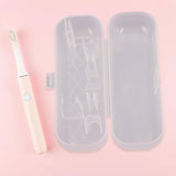 Maxbell Toothbrush Travel Case Protective Cover Compact Portable Holder for Bathroom Transparent