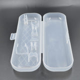 Maxbell Toothbrush Travel Case Protective Cover Compact Portable Holder for Bathroom Transparent