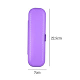 Maxbell Toothbrush Travel Case Protective Cover Compact Portable Holder for Bathroom Violet