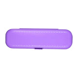 Maxbell Toothbrush Travel Case Protective Cover Compact Portable Holder for Bathroom Violet