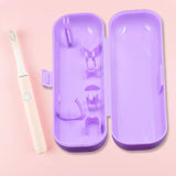 Maxbell Toothbrush Travel Case Protective Cover Compact Portable Holder for Bathroom Violet