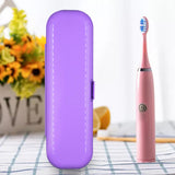 Maxbell Toothbrush Travel Case Protective Cover Compact Portable Holder for Bathroom Violet