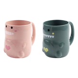 Maxbell Toothbrush Cup Holder Modern Hotel Couples Durable Drinking Cup Green