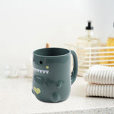 Maxbell Toothbrush Cup Holder Modern Hotel Couples Durable Drinking Cup Green