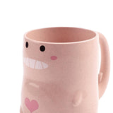Maxbell Toothbrush Cup Holder Modern Hotel Couples Durable Drinking Cup Pink