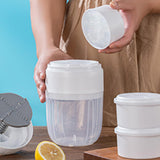Maxbell Ice Crusher Ice Cream Slushie Making Manual Portable 100ml Ice Slush Machine