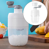 Maxbell Ice Crusher Ice Cream Slushie Making Manual Portable 100ml Ice Slush Machine