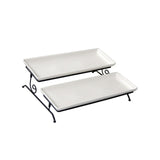 Maxbell Tiered Tray Stand Serving Plates for Wedding Party Birthday
