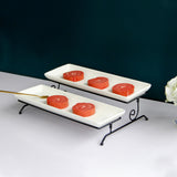 Maxbell Tiered Tray Stand Serving Plates for Wedding Party Birthday