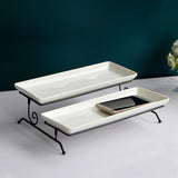 Maxbell Tiered Tray Stand Serving Plates for Wedding Party Birthday