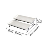 Maxbell Tiered Tray Stand Serving Plates for Wedding Party Birthday