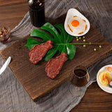 Maxbell Wood Serving Tray Platter Eating Tray for Breakfast in Bed Convenient Sturdy 36x24x4cm