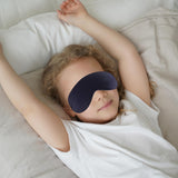Maxbell Sleep men Soft Lightweight Night Eye Shade mask for home Black
