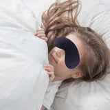 Maxbell Sleep men Soft Lightweight Night Eye Shade mask for home Black