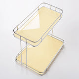 Maxbell Countertop Organizer Multipurpose 2 Tiers Specialty Plates Fruit Cakes Stand Aureate