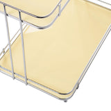 Maxbell Countertop Organizer Multipurpose 2 Tiers Specialty Plates Fruit Cakes Stand Aureate
