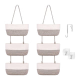 Maxbell Hanging Basket Large 3 Tier Storage Bag for Indoor Tabletop Bathroom Bedroom hanging basket