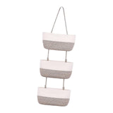 Maxbell Hanging Basket Large 3 Tier Storage Bag for Indoor Tabletop Bathroom Bedroom hanging basket