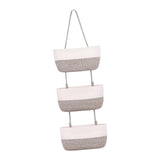 Maxbell Hanging Basket Large 3 Tier Storage Bag for Indoor Tabletop Bathroom Bedroom hanging basket