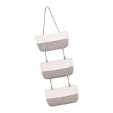 Maxbell Hanging Basket Large 3 Tier Storage Bag for Indoor Tabletop Bathroom Bedroom hanging basket