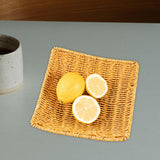 Maxbell Woven Serving Tray Restaurant Fruit Platter for Vegetables Dried Fruits S