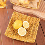 Maxbell Woven Serving Tray Restaurant Fruit Platter for Vegetables Dried Fruits S