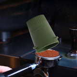 Maxbell Coffee Dosing Cup Coffee Dosing Cup Mugs for Coffee Shops Coffee Tamper 58mm Green