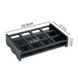 Maxbell Beer Glass Tray for Whisky Brandy Glassware for Party Glass Holder Tray 12 Holes with Cups