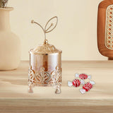 Maxbell Candy Jar European Style Glass Candy Jar for Dining Table Holiday Decoration S