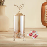Maxbell Candy Jar European Style Glass Candy Jar for Dining Table Holiday Decoration L
