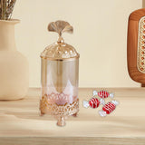 Maxbell Candy Dishes Cookie Jar Creative Elegant Candy Jar for Living Room Desk Home M