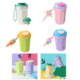 Maxbell 450ml Insulated Coffee Mug with Lid Vacuum Cup for Office Backpacking Hiking Beige