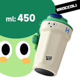 Maxbell 450ml Insulated Coffee Mug with Lid Vacuum Cup for Office Backpacking Hiking Beige