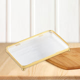 Maxbell snack Rectangular Serving Plate for Bread Fruit Serving Platter