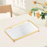Maxbell snack Rectangular Serving Plate for Bread Fruit Serving Platter