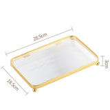Maxbell snack Rectangular Serving Plate for Bread Fruit Serving Platter