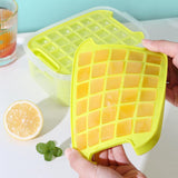 Maxbell Cube Tray Space Saving DIY Household Ice Making for Chocolate 4 Tier With Lids