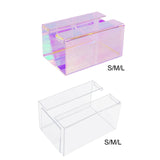 Maxbell Napkin Dispenser Creative Desktop Organizer Office Transparent Napkin Holder Clear S