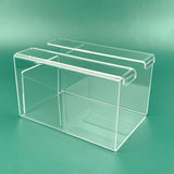 Maxbell Napkin Dispenser Creative Desktop Organizer Office Transparent Napkin Holder Clear S