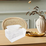 Maxbell Napkin Dispenser Creative Desktop Organizer Office Transparent Napkin Holder Clear S
