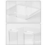 Maxbell Napkin Dispenser Creative Desktop Organizer Office Transparent Napkin Holder Clear S