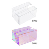 Maxbell Napkin Dispenser Creative Desktop Organizer Office Transparent Napkin Holder Clear S
