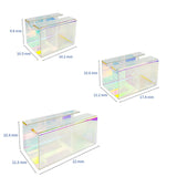 Maxbell Napkin Dispenser Creative Desktop Organizer Office Transparent Napkin Holder Colorful S