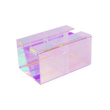 Maxbell Napkin Dispenser Creative Desktop Organizer Office Transparent Napkin Holder Colorful S