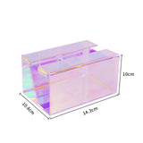 Maxbell Napkin Dispenser Creative Desktop Organizer Office Transparent Napkin Holder Colorful S